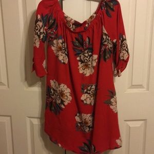 Off the shoulder summer dress